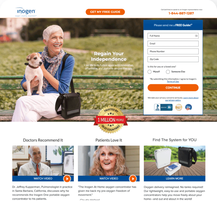 Inogen Form Free Guide Image