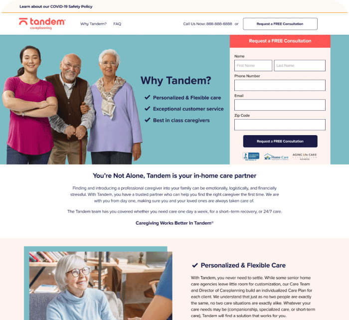 Tandem Homepage Image